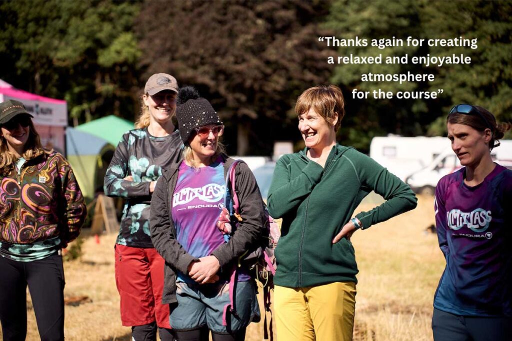 Thanks again for creating a relaxed and enjoyable atmosphere for the course